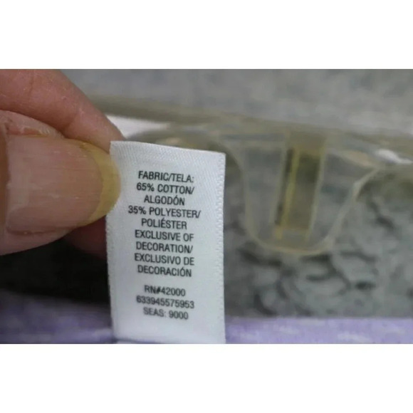 Pink K Women's Purple Full Zip Embroidered Pajama Gown-Medium-Pockets - Picture 10 of 11